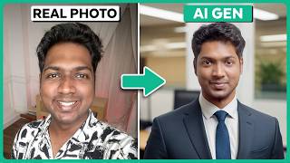 How to Create Professional LinkedIn Profile Picture with AI [upl. by Fairweather]