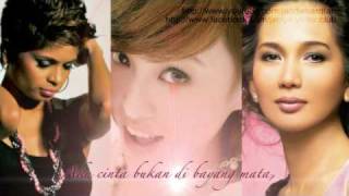 Cinta Ada  Jaclyn VictorSheila MajidKaren Kong with lyrics on screen [upl. by Aenaj]