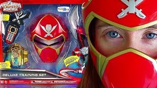 Power Rangers Super Megaforce DX Training Set Review Feb 2014 [upl. by Nalorac797]