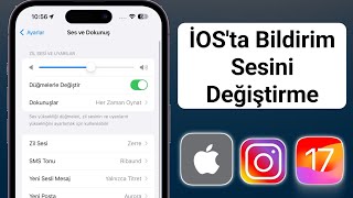 iPhone  iPadde Instagram Bildirim Sesi Nasıl Değiştirilir  iOS 17 [upl. by Silden]