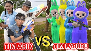 ARIK SQUAD VS LABUBU SQUAD JAHAT😱HAMPIR KALAH MALAH DATANG LABUBU RAKSASA  Mikael TubeHD [upl. by Clovah]