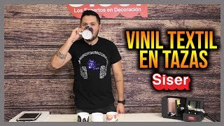 Vinil Textil En Tazas [upl. by Starlene]