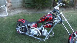 mini chopper 110cc running [upl. by Ayamahs]