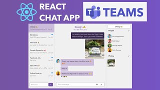 Chat Application using React JS  Build and Deploy a Chat App in 1 Hour Microsoft Teams [upl. by Joung]