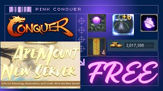 Conquer Online  ApeMount Server  How to Get Free DBS  Stones Mets Gold [upl. by Jen846]