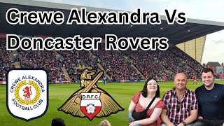 DONNY ARE ONE WIN FROM WEMBLEY Crewe Alexandra Vs Doncaster Rovers [upl. by Ahsenyt]