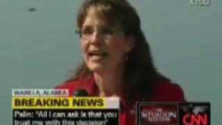 Sarah Palin  quotEvery Breath You Takequot  Edited version of her resignation press conference [upl. by Otxis]