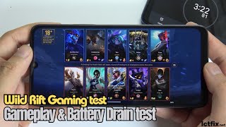 Xiaomi Redmi 13C League of Legends Mobile Wild Rift Gaming test  Helio G85 90Hz Display [upl. by Girand470]