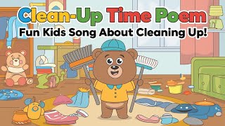 The Clean Up Song  Tidy Up Song  Nursery rhymes  WonderWhiz Kids [upl. by Drol]