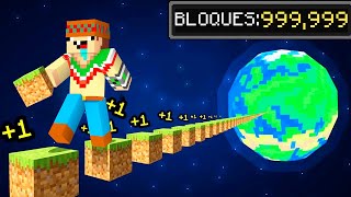 ¡Minecraft PERO viajé 1000000 de BLOQUES 👟🚩🏁 SILVIOGAMER MINECRAFT PERO [upl. by Wahs412]