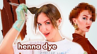 Colouring my hair with Henna on Previously dyed hair [upl. by Blanche]