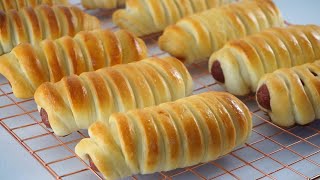 Fluffiest Hotdog Wool Bread Roll You Can Make Like A Pro [upl. by Carmon]