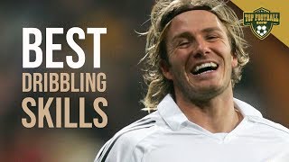 Top David Beckham Dribbling Skills and Unreal Passes  HD [upl. by Nahtanaj]