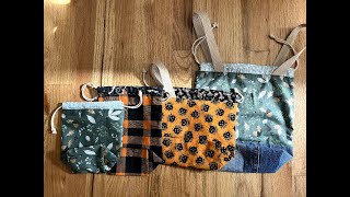 직선 박기만 해도 만들수 있는 Project Bag String Bag 2 FO socks [upl. by Noel]