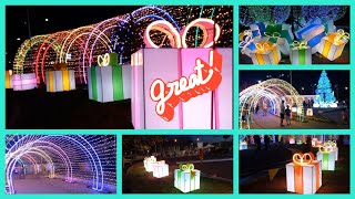 Peoples Park  Trece Martires City  Christmas lights 2023 [upl. by Chlores]