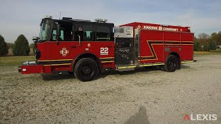 LEAVENWORTH COUNTY FIRE DISTRICT 2  ALEXIS 1600 GALLON PUMPERTANKER 2548  LINWOOD KANSAS [upl. by Binny586]