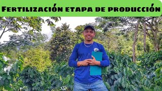 Cómo fertilizar un cafetal en etapa de producción Sin análisis de suelos [upl. by Naruq]