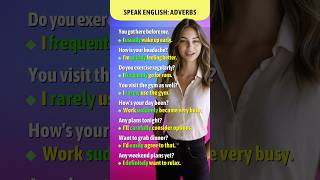 ✅ English Speaking Practice with Adverbs [upl. by Avek]