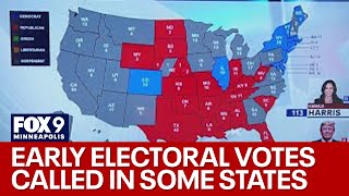 Several states called early electoral votes tallied for presidential election [upl. by Naiva772]