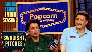 Shark Tank में आए Popcorn Man Of India  Shark Tank India S3  Swadisht Pitches [upl. by Aitat]