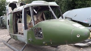 Amazing Westland Lynx Helicopter graveyard [upl. by Otnicaj]