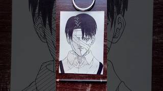 Drawing Edit of Levi 😢shorts art manga mangaart anime animedrawing levi attactontitan [upl. by Ayvid]