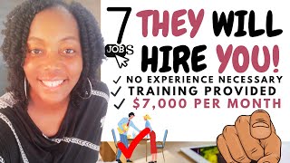 7 Easy Hiring Immediately Work from Home Jobs Paying 7000Month [upl. by Enicar694]