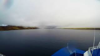 Seyðisfjörður Iceland  Timelapse 4k  Arrival on Iceland in fog conditions [upl. by Elletsyrc]