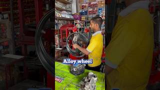 Part  1 Splendor का Alloy wheel टूट gya 😱  Vikasbaghpatiya shortvideo shorts [upl. by Ursal]