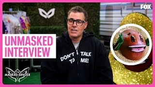 Unmasked Interview Avocado  Adam Carolla  Season 8 Ep 8  The Masked Singer [upl. by Elleined]