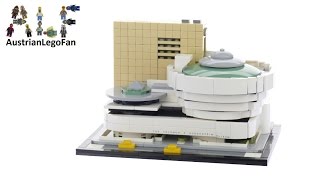 Lego Architecture 21035 Solomon R Guggenheim Museum Speed Build [upl. by Toille]