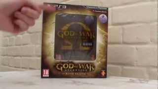 UNBOXING God of War Ascension Collector Edition sur PS3 [upl. by Hagi]