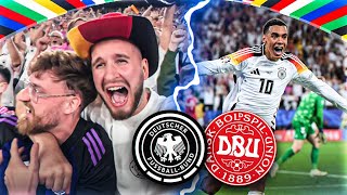 WIR stehen im VIERTELFINALE BUS KAPUTT🚎🚑 Deutschland vs Dänemark Stadionvlog🇩🇪🇩🇰😱 [upl. by Niroc973]