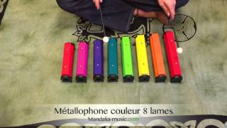 Métallophone couleur 8 lames [upl. by Eeliram]