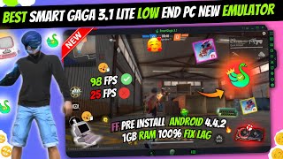 New Smartgaga 31 Best Version For Free Fire Low End PC  Smartgaga Without Graphic Card  2024 [upl. by Brina705]