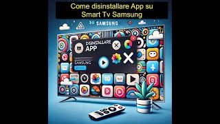 Come disinstallare App su Smart Tv Samsung [upl. by Mohsen]