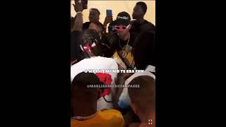 Naira marley and wizkid at Afro nation nairamarley zinoleesky afrobeat afro lagos nigeria fy [upl. by Nuahsyt]