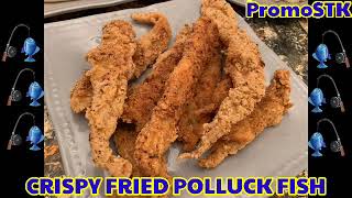 CRISPY FRIED POLLOCK FISH [upl. by Desirea]