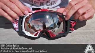 2013  2014  Oakley Splice Goggles  Video Review [upl. by Kreiker]