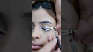 Eyeliner hack with using Qtip lashesbeautyparlour shortvideo eyeliner [upl. by Dobbins]