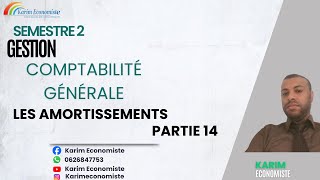 Comptabilité générale S2 Les Amortissements Partie 14 [upl. by Nevile]