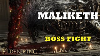 Maliketh the Black Blade  Gurranq Beast Clergyman  ELDEN RING Boss Fight 4K 60FPS [upl. by Yramanna]