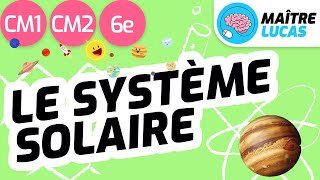 Le Système solaire CM1  CM2  6ème  Cycle 3  Sciences et technologie [upl. by Llecrup]