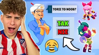 CZY AKINATOR ZNA NOWYCH ZADYMIARZY z BRAWL STARS😂 śmieszne [upl. by Rendrag]