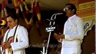 Rajiv Gandhi and Chidambaram give speeches in Tamil Nadu [upl. by Enoed]