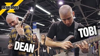 Dean amp Tobi of ARCHSPIRE Perform At NAMM 2020  GEAR GODS [upl. by Mlohsihc]