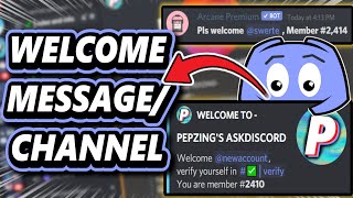 How to make a Discord Welcome Message 2021 [upl. by Donelle]