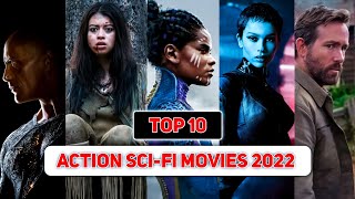 Top 10 Action Scifi Movies 2022  Top Hollywood Scifi Movies  Top Movies [upl. by Jorrie444]