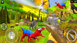 Wild Dinosaur Hunting Island  Hunt Dinosaurs Shooting Story Gameplay The Video Entertainment [upl. by Janaya809]