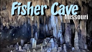 most stalactites and stalagmites I’ve ever seen Fisher cave  Meramec State Park [upl. by Atul]